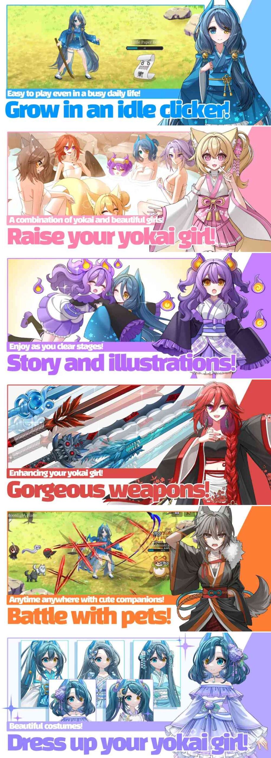 Idle Yokai Girls: Visual Novel เปิดให้บริการบนสโตร์ต่างประเทศแล้ว 3 Idle Yokai Girls