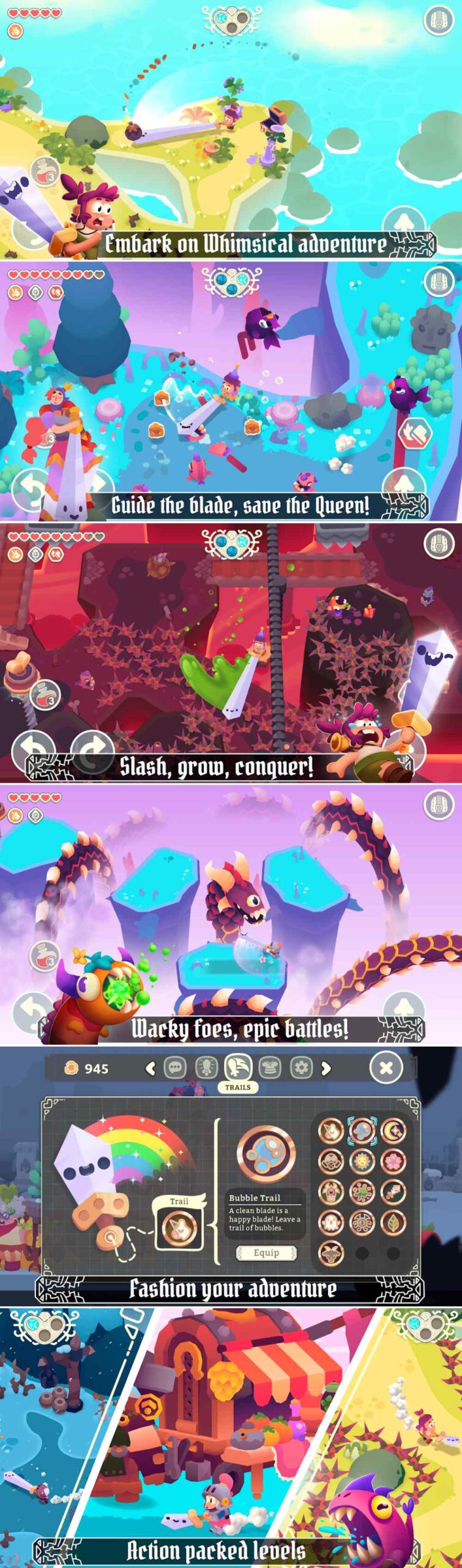 Slash Quest Halfbrick เปิดให้บริการบนสโตร์ไทยแล้ว 3 Slash Quest Halfbrick+