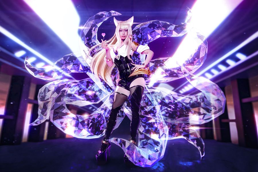 คุณไอย่าพาชมงานคอสเพลย์ Ahri จาก League of Legends 2 Ahri League of Legends Cosplay by Ai Ya
