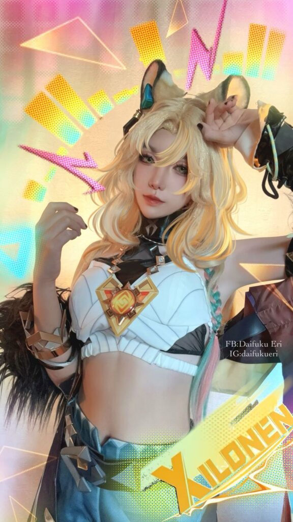 คอสเพลย์ Xilonen จาก Genshin Impact เวอร์ชั่นน่ารักละมุนใจ 2 Xilonen Genshin Impact Cosplay by Daifuku eri