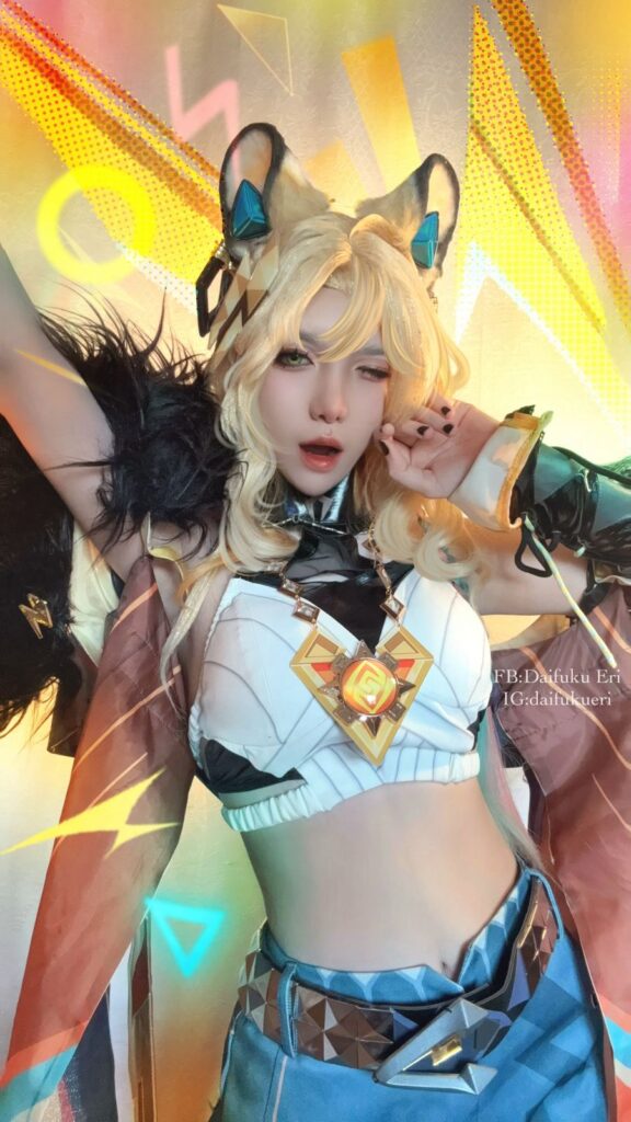 คอสเพลย์ Xilonen จาก Genshin Impact เวอร์ชั่นน่ารักละมุนใจ 4 Xilonen Genshin Impact Cosplay by Daifuku eri