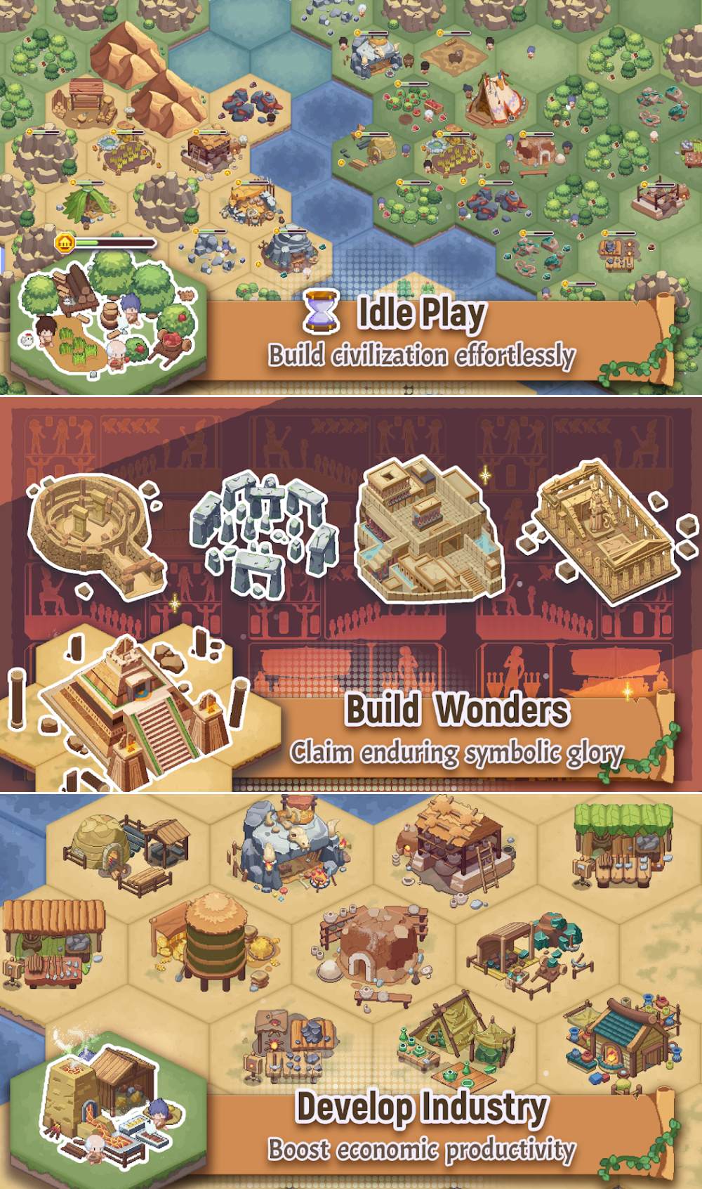 Pixel Civilization เปิดให้ลงทะเบียนล่วงหน้าบนสโตร์ไทยแล้ว 4 Pixel Civilization