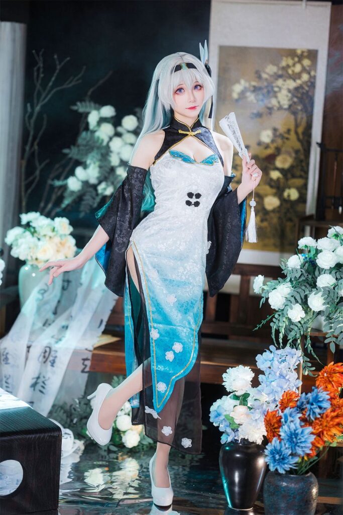 Tomoyo 酱 อวดความน่ารักในผลงานคอสเพลย์ Firefly จาก Honkai: Star Rail 2 Firefly Honkai: Star Rail Cosplay by Tomoyo