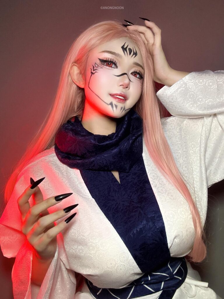 คุณนุ่นแปลงโฉมเป็น Sukuna จาก Jujustsu Kaisen 2 Sukuna Jujustsu Kaisen Cosplay by anongnoon