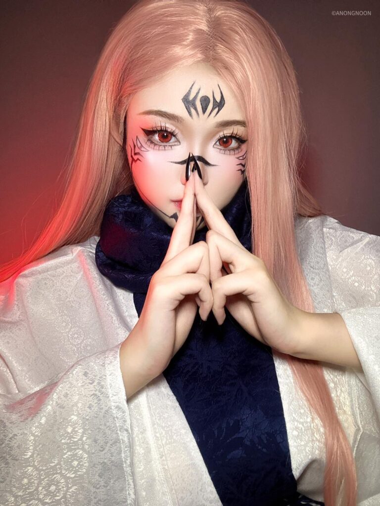 คุณนุ่นแปลงโฉมเป็น Sukuna จาก Jujustsu Kaisen 3 Sukuna Jujustsu Kaisen Cosplay by anongnoon
