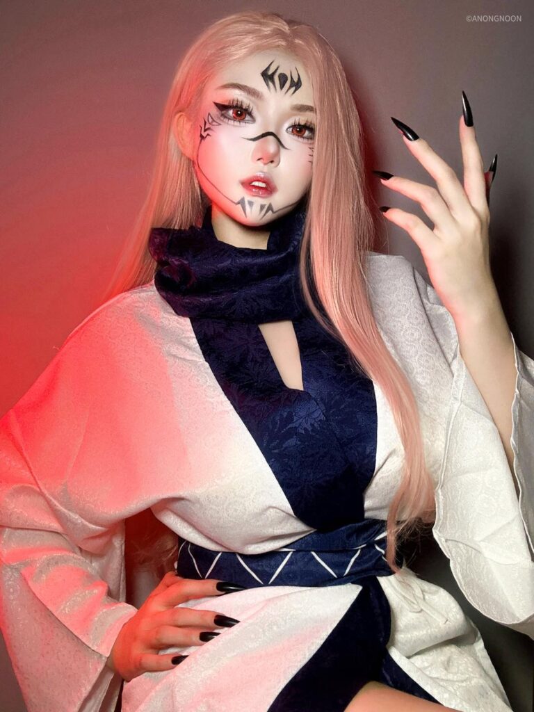 คุณนุ่นแปลงโฉมเป็น Sukuna จาก Jujustsu Kaisen 4 Sukuna Jujustsu Kaisen Cosplay by anongnoon