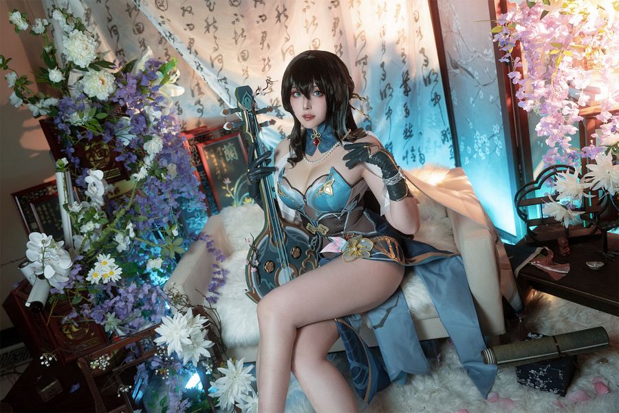 Ruan Mei จาก Honkai: Star Rail เวอร์ชั่น Natsuko夏夏子สุดแซ่บ 3 Ruan Mei Honkai: Star Rail Cosplay by Natsuko