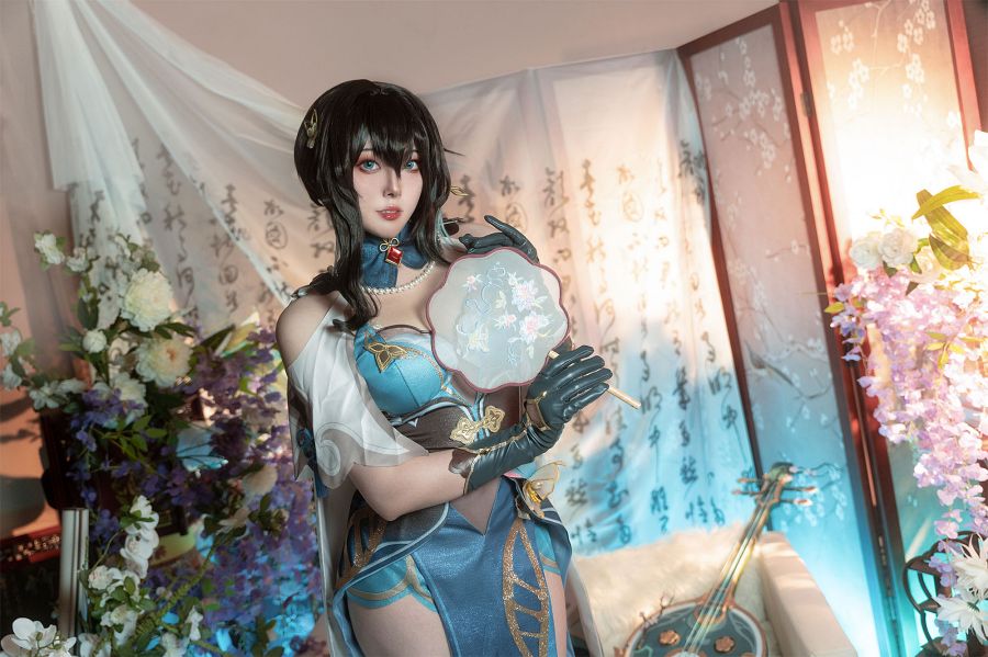 Ruan Mei จาก Honkai: Star Rail เวอร์ชั่น Natsuko夏夏子สุดแซ่บ 6 Ruan Mei Honkai: Star Rail Cosplay by Natsuko