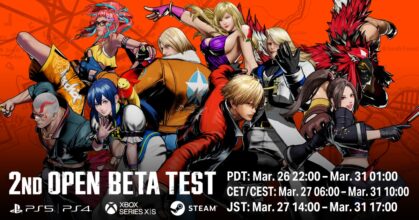 การทดสอบ Open Beta รอบที่สองของเกม FATAL FURY: City of the Wolves จะจัดขึ้นระหว่างวันที่ 27-31 มีนาคม 2568!