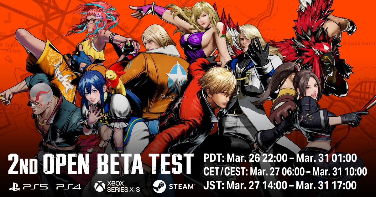 การทดสอบ Open Beta รอบที่สองของเกม FATAL FURY: City of the Wolves จะจัดขึ้นระหว่างวันที่ 27-31 มีนาคม 2568!