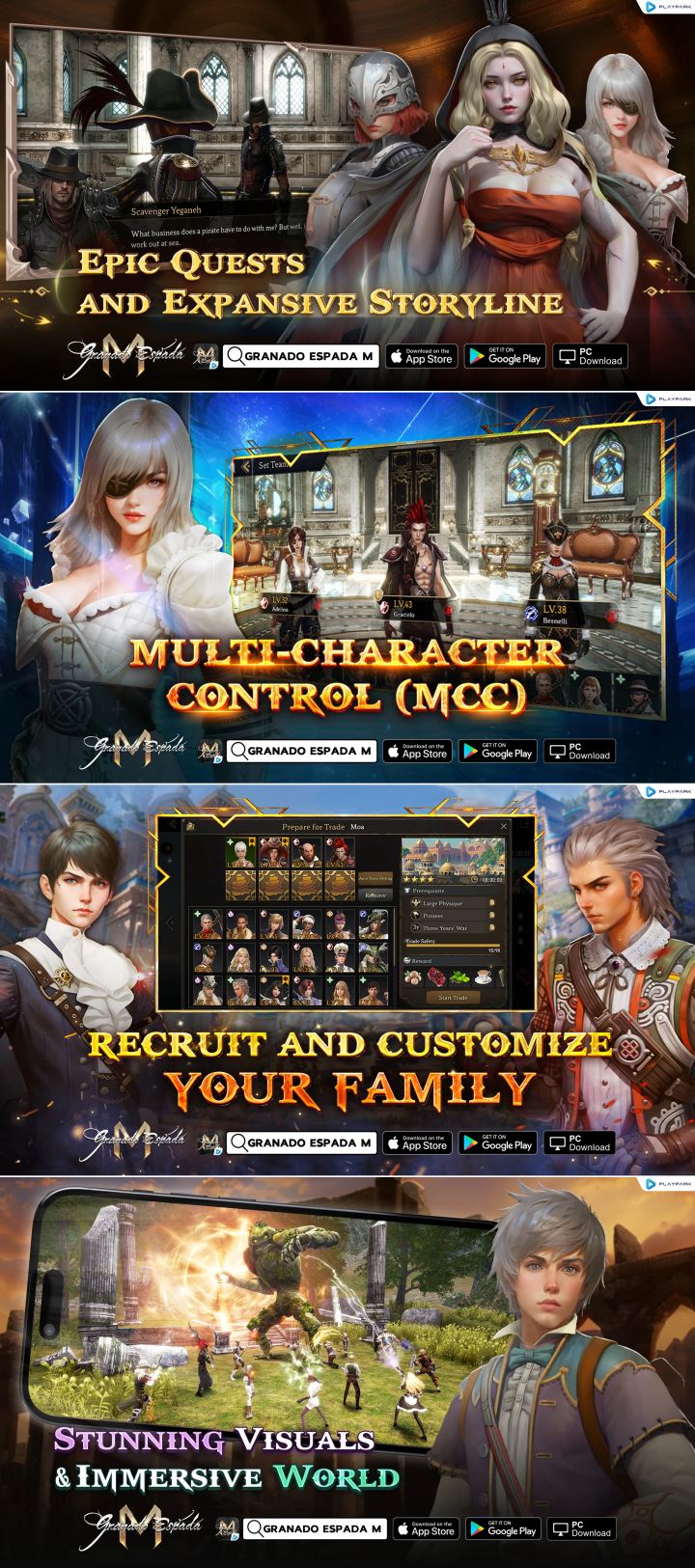 Granado Espada M เปิดให้บริการเวอร์ชั่น OBT ทั้ง iOS/Android ในสิงคโปร์, มาเลเซีย, ฟิลิปปินส์ แล้ว 5 Granado Espada M