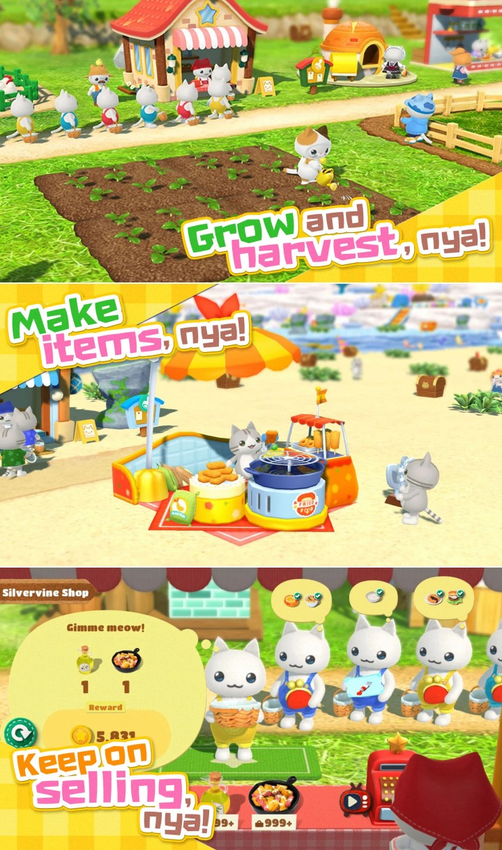 Meow Star Acres2 เปิดทดสอบ CBT 2 ทั้ง iOS/Android บนสโตร์ไทยแล้ว 3 Meow Star Acres2