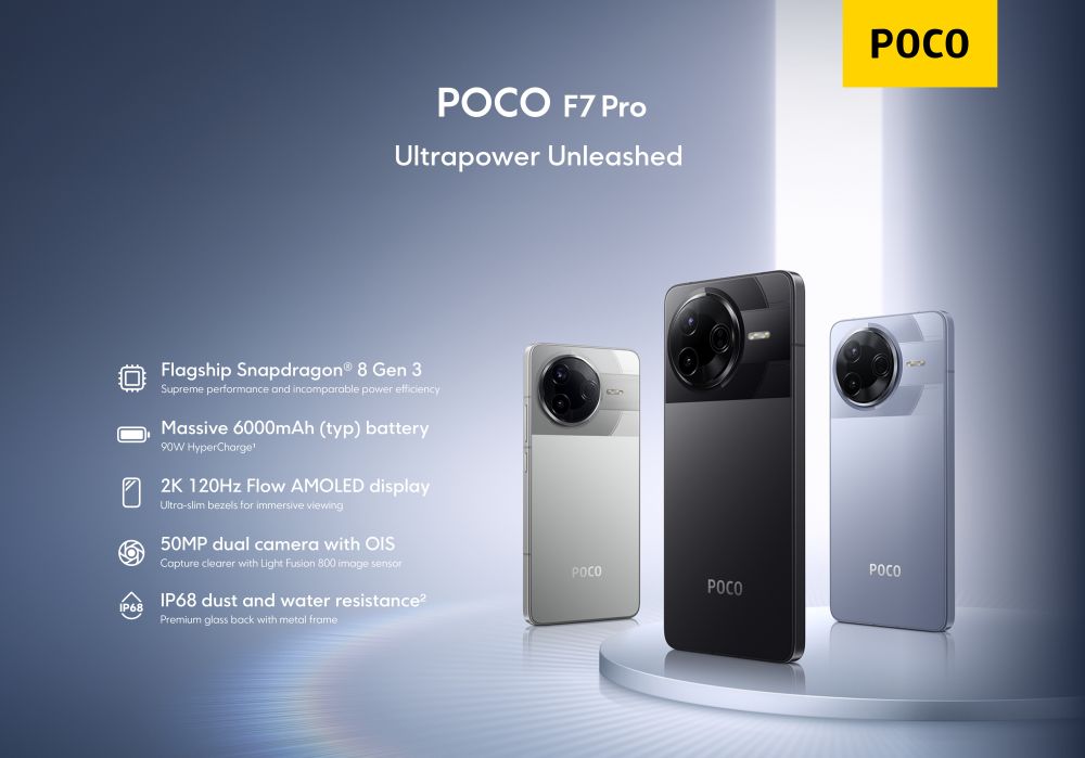 POCO เปิดตัว POCO F7 Series สมาร์ทโฟนทรงพลัง ประสิทธิภาพยอดเยี่ยม 2 POCO เปิดตัว POCO F7 Series สมาร์ทโฟนทรงพลัง ประสิทธิภาพยอดเยี่ยม