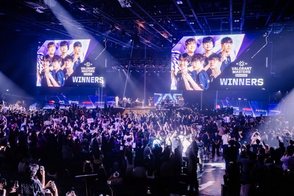 บทสรุปสมรภูมิแรกแห่งปี ‘VALORANT Masters Bangkok 2025’ ทีม T1 ซิวแชมป์สุดเดือด คว้าคะแนนสนามแรกสู่เส้นทางแชมป์โลก 9 บทสรุปสมรภูมิแรกแห่งปี ‘VALORANT Masters Bangkok 2025’ ทีม T1 ซิวแชมป์สุดเดือด คว้าคะแนนสนามแรกสู่เส้นทางแชมป์โลก