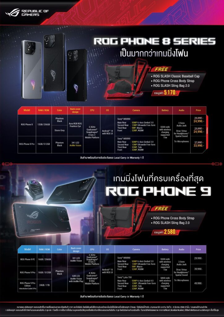 ASUS และ ROG จัดใหญ่ จัดเต็มโปรโมชัน ในงาน “COMMART UNLOCK” เสิร์ฟโปรสับ