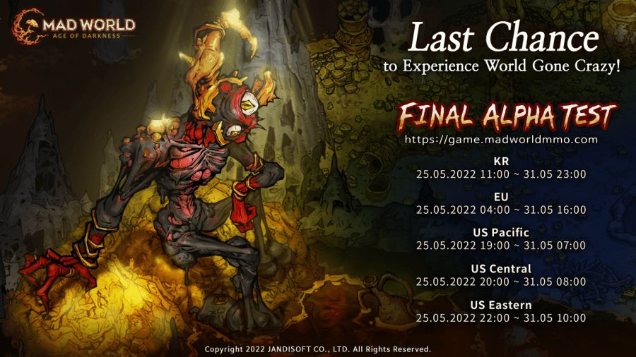 Mad World เปิดให้ทดสอบช่วง Final Alpha แล้ววันนี้ 2 Mad World เปิดให้ทดสอบช่วง Final Alpha แล้ววันนี้