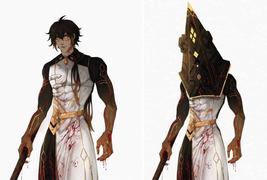 แฟนอาร์ตตัวละคร Genshin Impact กลายเป็นผู้ล่าใน Dead by Daylight 7 แฟนอาร์ตตัวละคร Genshin Impact กลายเป็นผู้ล่าใน Dead by Daylight