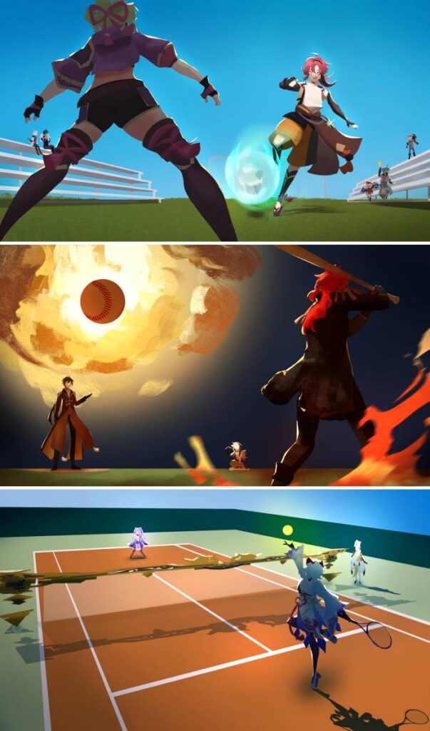 แฟนเกม Genshin Impact ทำภาพตัวละครแข่งกีฬา! 2 แฟนเกม Genshin Impact ทำภาพตัวละครแข่งกีฬา!