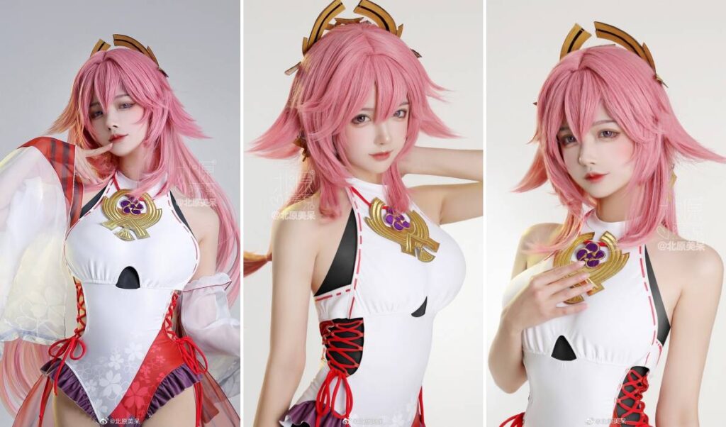 สาวจีนแปลงโฉมเป็นตัวละครจาก Genshin Impact ในชุดว่ายน้ำ 5 สาวจีนแปลงโฉมเป็นตัวละครจาก Genshin Impact ในชุดว่ายน้ำ