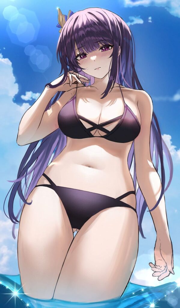 รวมแฟนอาร์ตสาว Genshin Impact ออกตะลุยทะเล