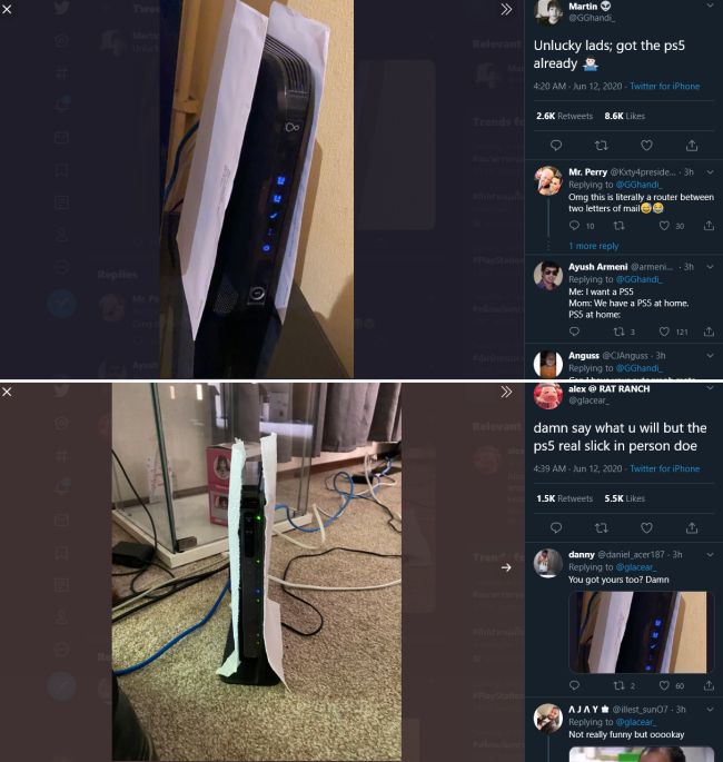 ชาวเน็ตทำ Meme ล้อเลียนตัวเครื่อง PlayStation 5 2 ชาวเน็ตทำ Meme ล้อเลียนตัวเครื่อง PlayStation 5