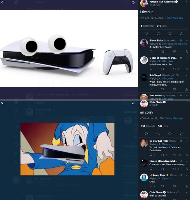 ชาวเน็ตทำ Meme ล้อเลียนตัวเครื่อง PlayStation 5 8 ชาวเน็ตทำ Meme ล้อเลียนตัวเครื่อง PlayStation 5