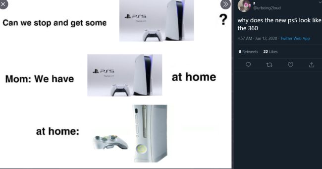 ชาวเน็ตทำ Meme ล้อเลียนตัวเครื่อง PlayStation 5 15 ชาวเน็ตทำ Meme ล้อเลียนตัวเครื่อง PlayStation 5