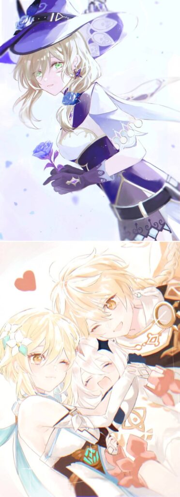 รวมแฟนอาร์ต Genshin Impact ลายเส้นละมุนชวนฝัน
