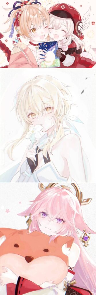 รวมแฟนอาร์ต Genshin Impact ลายเส้นละมุนชวนฝัน