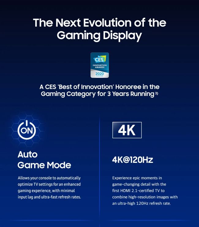 Samsung เผยจอ QLED เหมาะที่สุดสำหรับการเล่นเกม