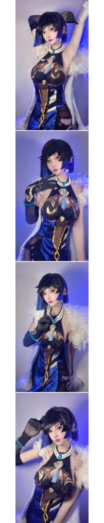 คอสเพลเยอร์สาวจีนแปลงโฉมเป็น Yelan ได้สวยเฟี้ยว