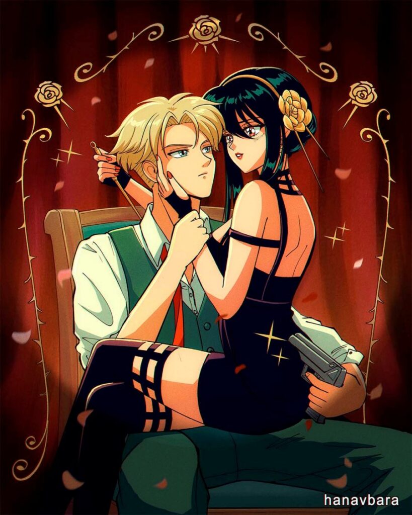 แฟนอาร์ต Spy x Family ในลายเส้นแบบยุค 90 2 แฟนอาร์ต Spy x Family ในลายเส้นแบบยุค 90