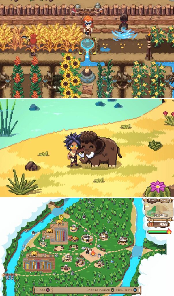 Roots of Pacha เกมทำฟาร์ม Co-op ในยุคหิน 2 Roots of Pacha เกมทำฟาร์ม Co-op ในยุคหิน