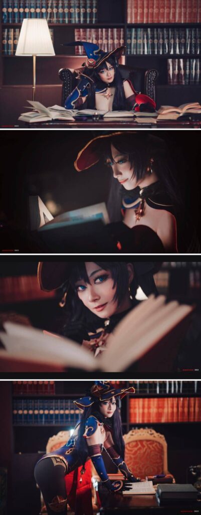 คอสเพลย์สาวแปลงโฉมเป็น Mona จาก Genshin Impact ได้เลอค่า 3 คอสเพลย์สาวแปลงโฉมเป็น Mona จาก Genshin Impact ได้เลอค่า