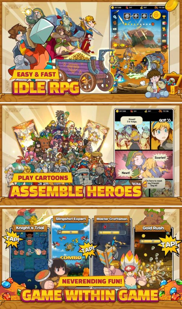 Vahn's Quest เกมมือถือ Idle RPG กราฟิกการ์ตูนน่ารักสดใส 5 Vahn's Quest เกมมือถือ Idle RPG กราฟิกการ์ตูนน่ารักสดใส