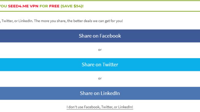Seed4.ME VPN แจกฟรีให้ใช้งาน 1 ปีเต็ม 3 Seed4.ME VPN แจกฟรีให้ใช้งาน 1 ปีเต็ม