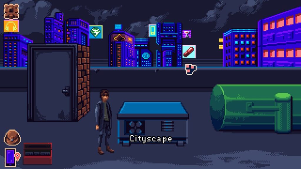Neon Hearts City เกมผจญภัยในโลกไซเบอร์พังก์แบบ 2D Pixel Art 2 Neon Hearts City เกมผจญภัยในโลกไซเบอร์พังก์แบบ 2D Pixel Art