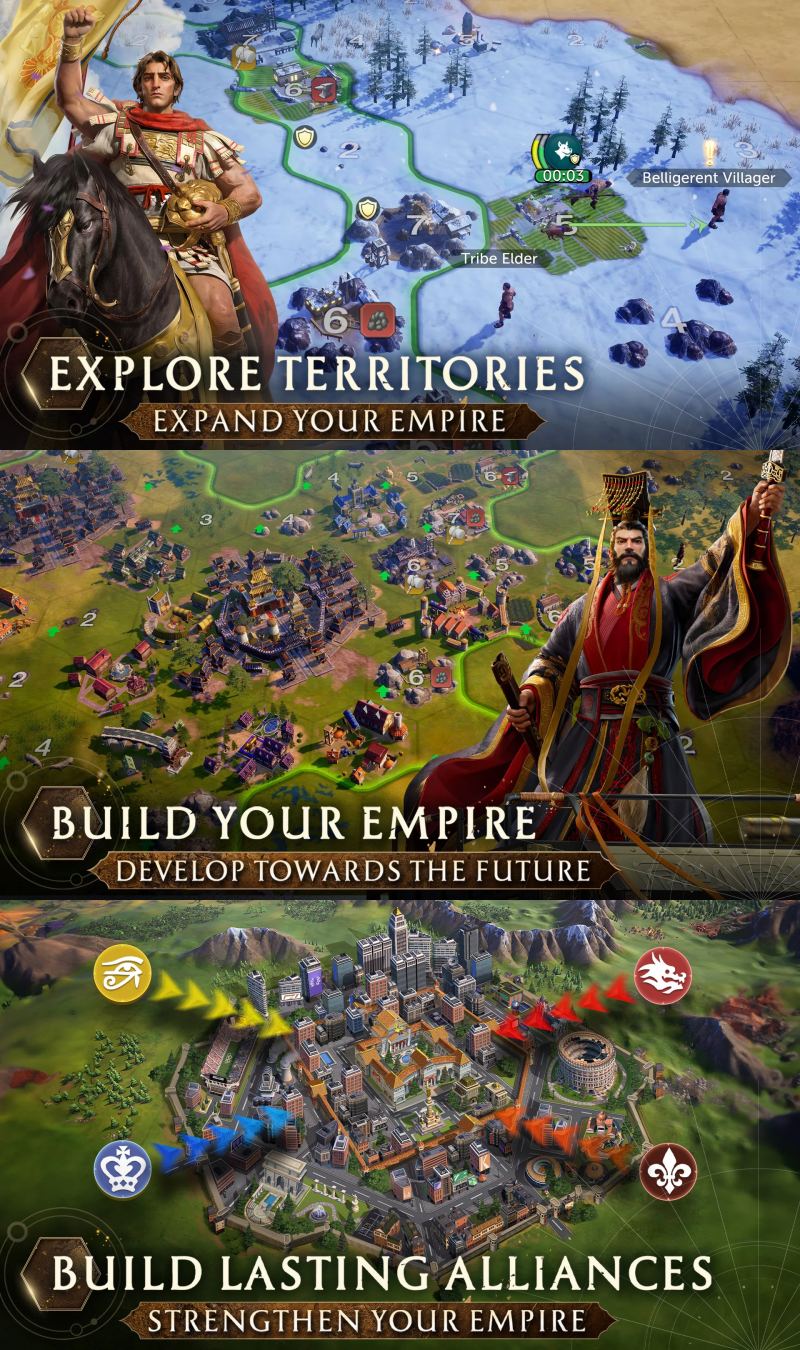 Civilization: Eras & Allies เปิดให้บริการทั้ง iOS/Android บนสโตร์ไทยแล้ว 4 Civilization: Eras & Allies
