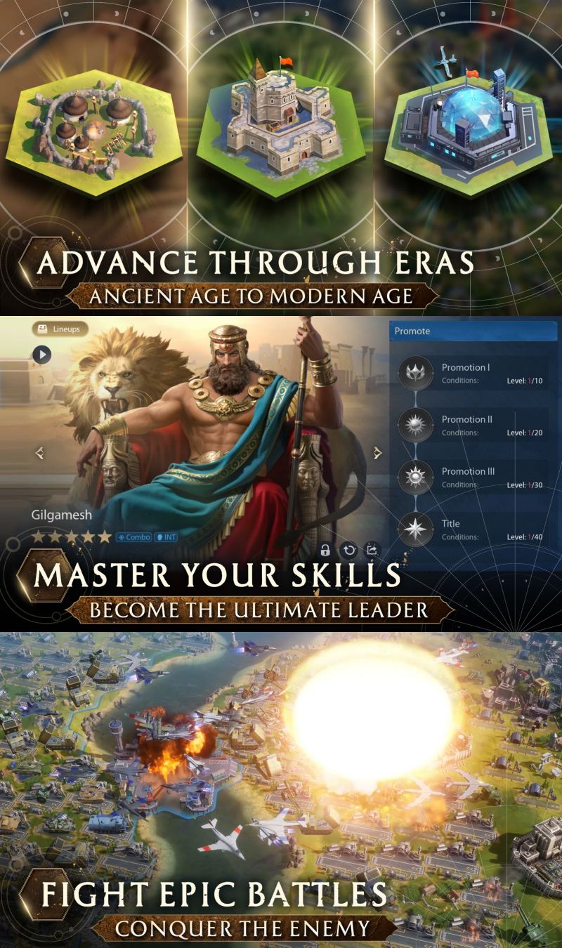 Civilization: Eras & Allies เปิดให้บริการทั้ง iOS/Android บนสโตร์ไทยแล้ว 5 Civilization: Eras & Allies