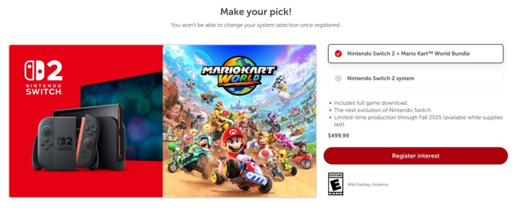 สุดปัง! Nintendo เผยเงื่อนไขการสั่งจองแก้ปัญหารีเซล Switch 2 2 สุดปัง! Nintendo เผยเงื่อนไขการสั่งจองแก้ปัญหารีเซล Switch 2