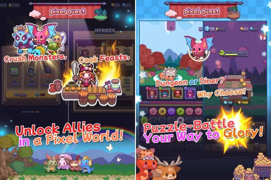 Pixel Quest: Realm Eater เปิดให้ลงทะเบียนล่วงหน้าบนสโตร์ไทยแล้ว 4 Pixel Quest: Realm Eater
