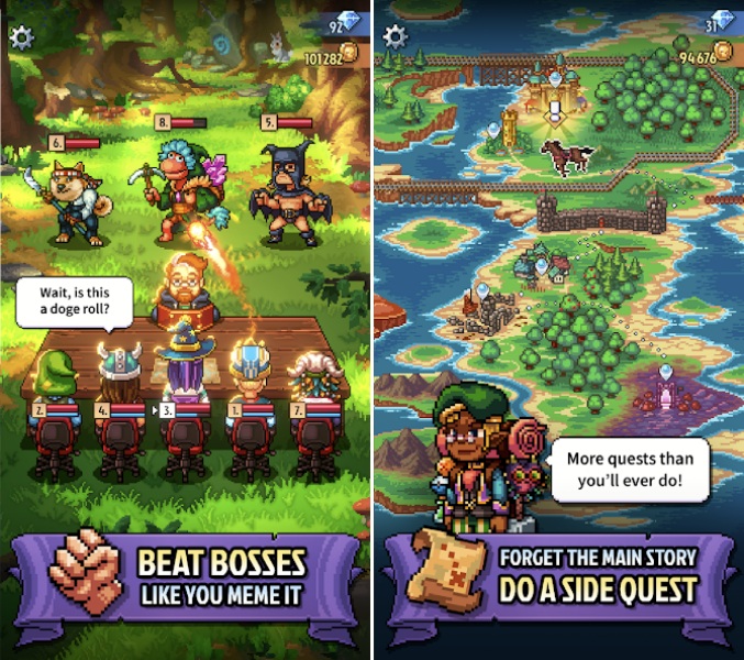 Knights of Pen and Paper 3 เปิดให้บริการบนสโตร์ไทยแล้ว 3 Knights of Pen and Paper