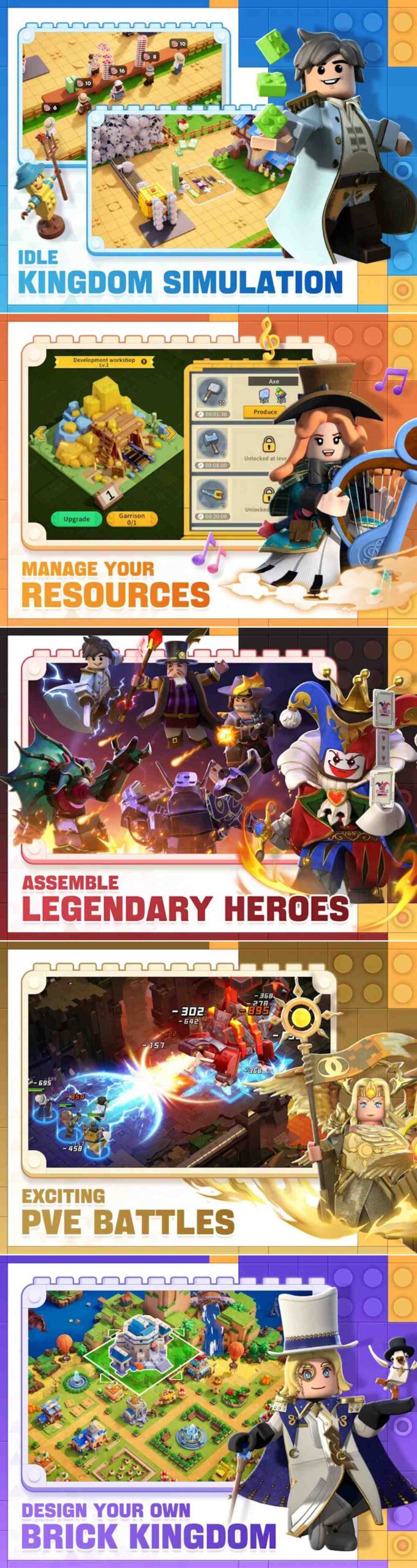Bricks Kingdom: Endeavor เปิดให้บริการบนสโตร์ต่างประเทศ 3 Bricks Kingdom