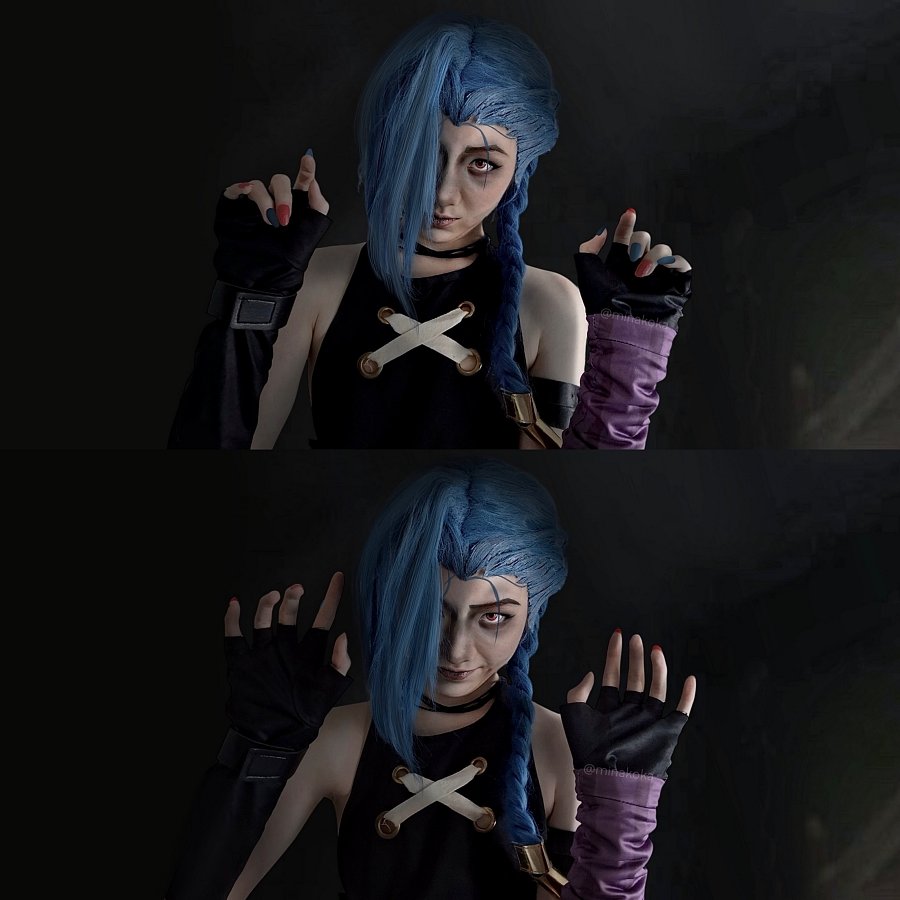 มินาโกะแปลงโฉมเป็น Jinx จาก Arcane แฟน ๆ ต้องตะลึง! 4 Jinx Arcane Cosplay by Minako