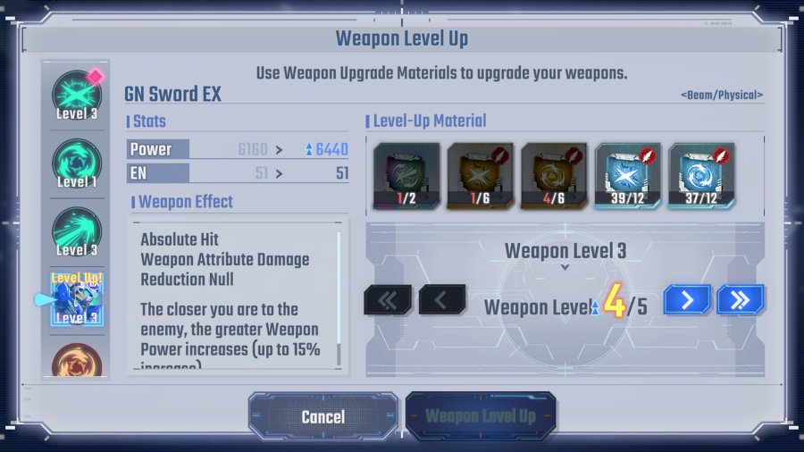 4 ข้อควรคำนึงเพื่ออัปเกรดอาวุธให้มีประสิทธิภาพใน SD Gundam G Generation ETERNAL 2 SD Gundam G Generation ETERNAL Weapon Tips