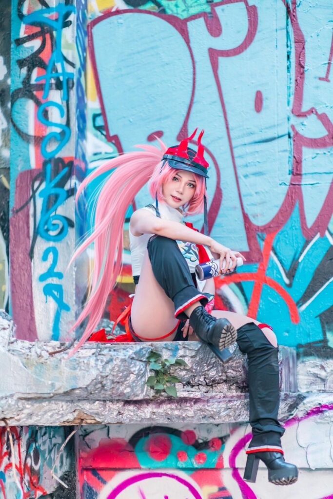 Rappa Honkai: Star Rail Cosplay by Hojicha Latte