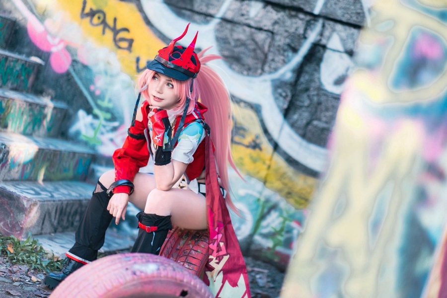 Rappa Honkai: Star Rail Cosplay by Hojicha Latte
