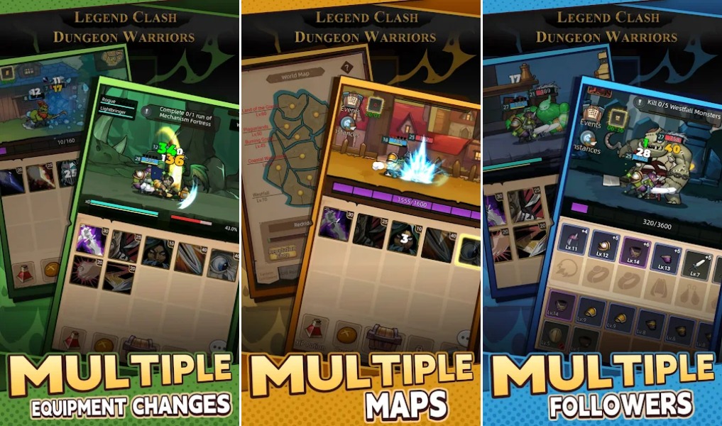 Legend Clash: Dungeon Warriors เปิดให้บริการบนสโตร์ไทยแล้ว 4 Legend Clash