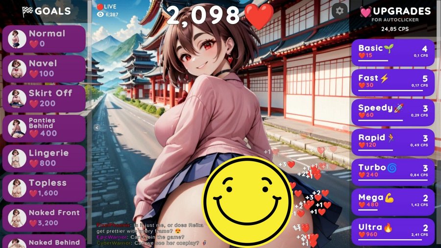 Hentai Clicker: Reika is streaming สาวน่ารักสตรีมแซ่บทะลุปรอท 3 Hentai Clicker: Reika is streaming Announced