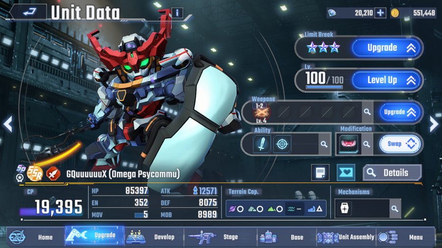 หุ่น SSR ที่เด็ดดวงน่าใช้งานใน SD Gundam G Generation ETERNAL 2 SD Gundam G Generation ETERNAL Nice SSR Units